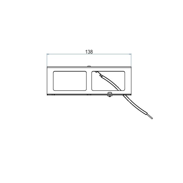 Produktbild UBD 165 175  -  Steckdoseneinsatz für 2 FLF inkl. leer